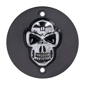 MCS Skull point cover. Black/chrome