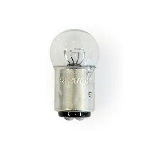 MCS Turn signal bulb, bullet light. Clear glass. 12v21cp/6cp