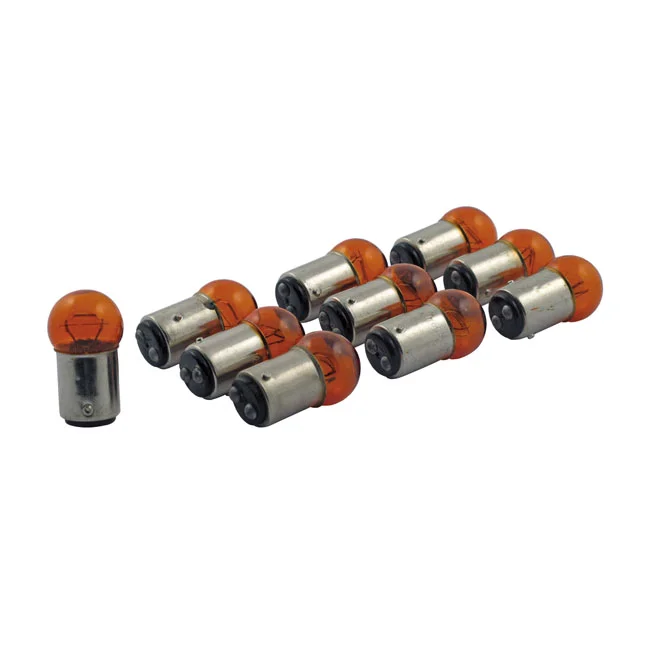 MCS Turn signal bulb, small diameter. Amber lens. 21cp/6cp - 500771