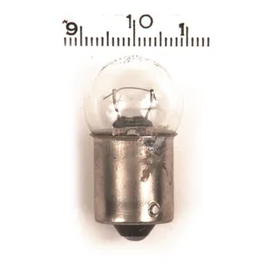 MCS Light bulb bullet light. 12-volt 8w. Single filament. Clear