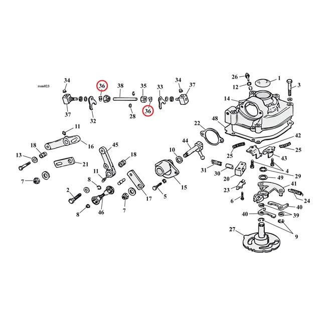 MCS Lock tab, shifter fork nut - 34180-33