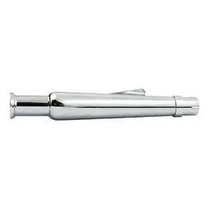 MCS Trumpet universal straight muffler 18-1/2" long chrome