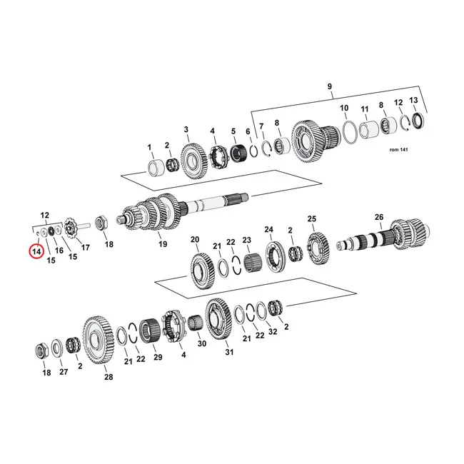 MCS Retaining ring, throwout bearing - 11096