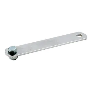 MCS Universal exhaust mount bracket. 6" long, 2 holes
