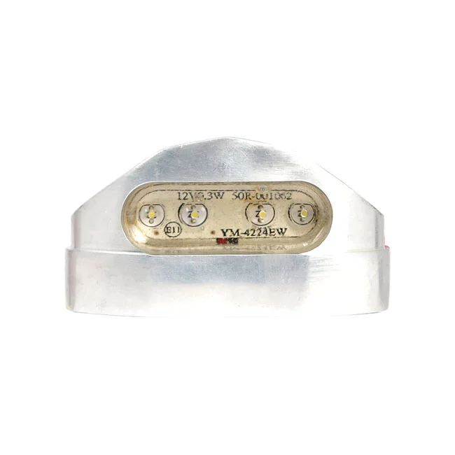 Highway Hawk LED license plate light Hydro, chrome. ECE appr.