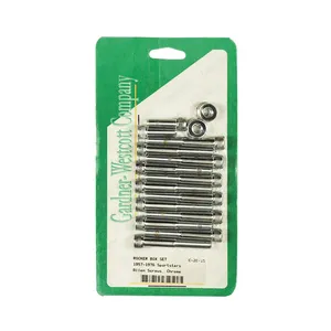 Gardner-Westcott GW, Sportster rocker box bolt kit. Allenhead, chrome