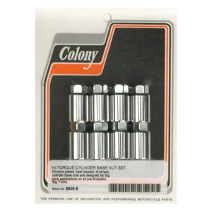 Colony Colony cyl base nut kit, high-torque