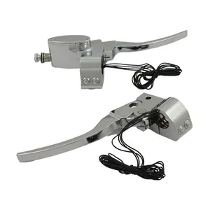 MCS Custom handlebar control kit mech. Clutch. Chrome