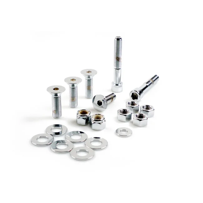 Gardner-Westcott Fender strut mount kit. Chrome Allen head