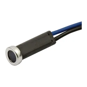 MCS Custom 5/16" LED indicator light. Blue lens