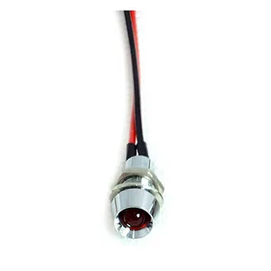 MCS Custom LED indicator light. 1/4", red