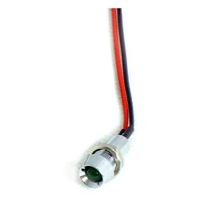 MCS Custom LED indicator light. 1/4", green