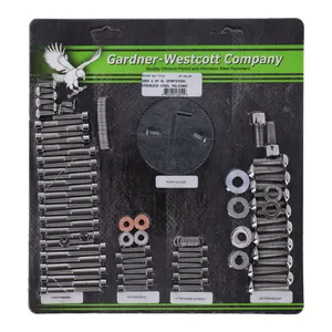 Gardner-Westcott Motor screw set, polished ss allen