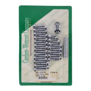 Gardner-Westcott V-Rod side cover set. chrome allen