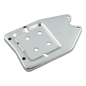 MCS Battery carrier tray, 6-volt. Chrome