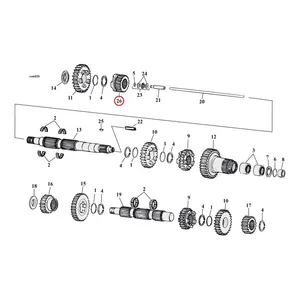 Andrews Andrews, 1st gear mainshaft