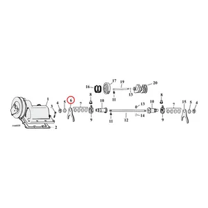 Andrews Andrews, shifter fork, 1-2 counter shaft