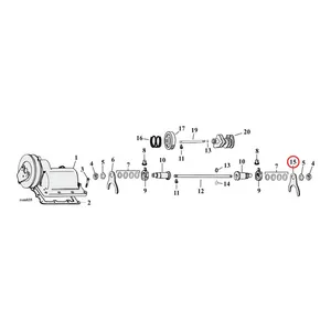Andrews Andrews, shifter fork, 3-4 mainshaft