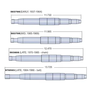 Andrews Andrews, 4-speed transmission mainshaft