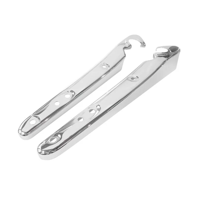 MCS 04-22 XL fender strut covers. Chrome - 59902-04