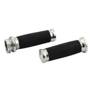 MCS Handlebar grip set, Caliber. Polished