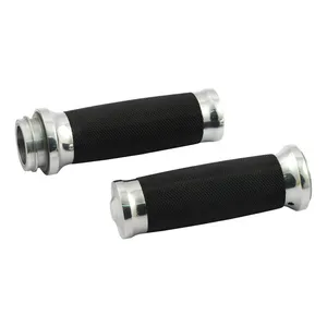MCS Handlebar grip set, Caliber. Polished
