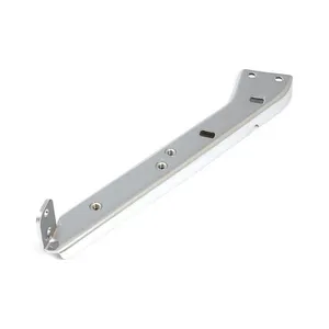 MCS Bracket, for saddlebag support bar. Chrome. right side