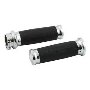 MCS Handlebar grip set, Caliber. Chrome