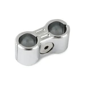MCS 8mm spark plug wire separator. Grooved, chrome