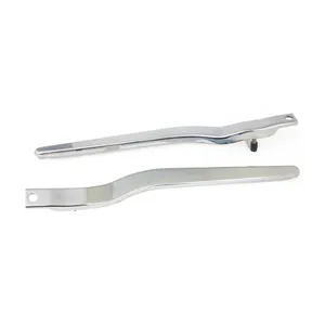 MCS 58-84 FL fender struts. Smooth. Chrome