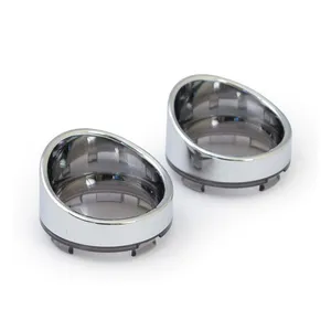 MCS Turn signal lens set with visor. Light smoke lens