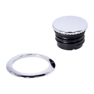 MCS Pop-up gas cap set. Chrome