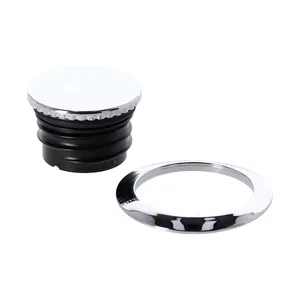 MCS Pop-up gas cap set. Chrome