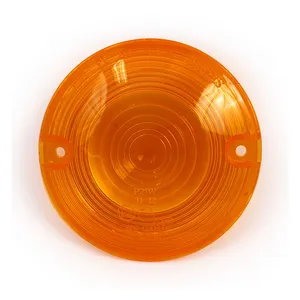 MCS Replacement turn signal lens. flat lens. Amber