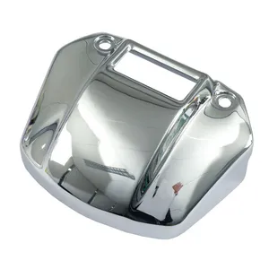 MCS Headlamp bracket cover. with cut-out. Chrome