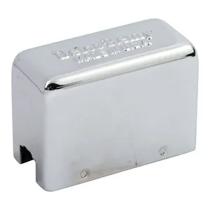 Samwel Delco-Remy regulator relay cover 3-post. Chrome