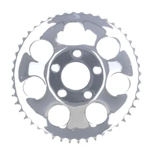 MCS Rear sprocket, chrome. 48t