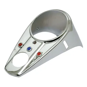 MCS 62-67 style 3-light dash cover. Chrome