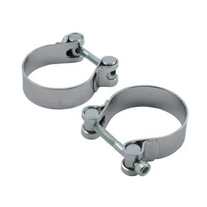 Paughco Paughco, XL Sportster custom header clamp. Stainless