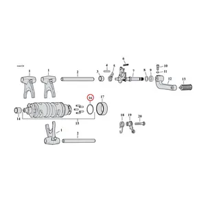 MCS Retaining ring, shifter cam