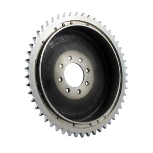 MCS Sportster rear brake drum & sprocket. Chrome