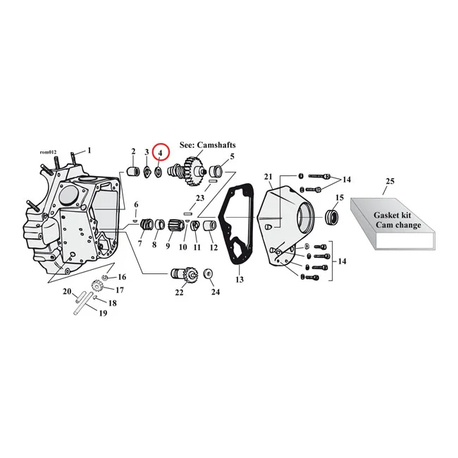 MCS Thrust washer camshaft. .095" - 25559-79