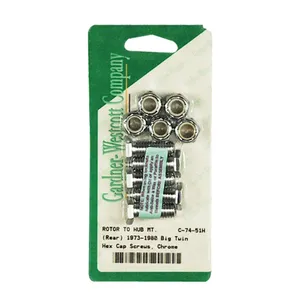 Gardner-Westcott Front/rear brake rotor bolt kit, hex