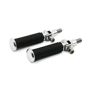 MCS Stud kit, passenger foot pegs. Chrome