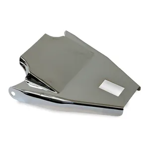 MCS Softail upper frame cover for solo seats. Chrome