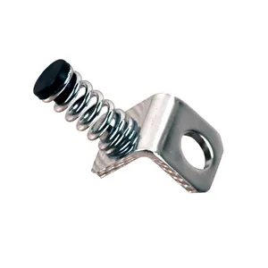 MCS Rear caliper support spring, chrome. Banana