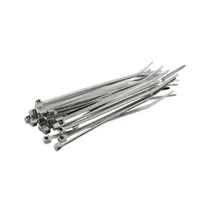 MCS MCS, cable straps. 4" (10cm). Chrome