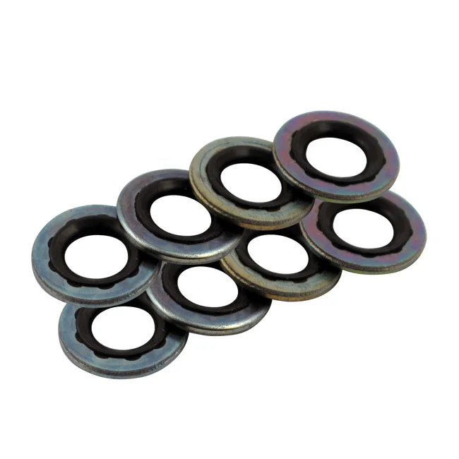 James Gaskets Rocker box washers. Steel with bonded rubber - 6589