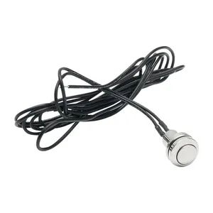 MCS Smooth push button switch. Chrome