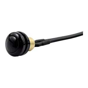 MCS Smooth push button switch. Black